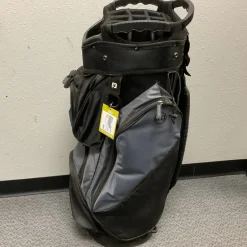 Used MG Golf Mens Cart Bag Black And Grey