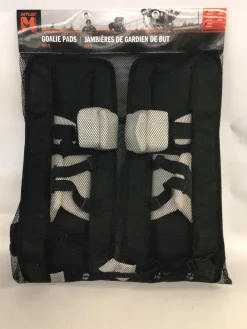 Used Mylec MK3 Goalie Leg Pads Youth White 24
