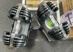 Used Nautilus Adj Dumbbells 5-55 LB