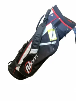 Used Nextt BLK/RED/WHT Mens Stand Bag Black