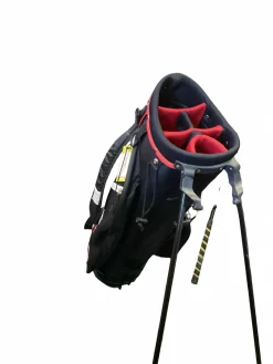Used Nextt BLK/RED/WHT Mens Stand Bag Black