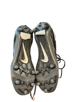 Used Nike Adult FB Cleats Black And Grey Senior 11.5