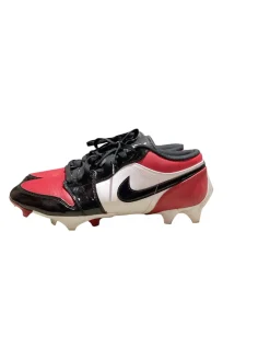 Used Nike AIR JORDAN 1 LOW Adult FB Cleats Red Senior 12.5