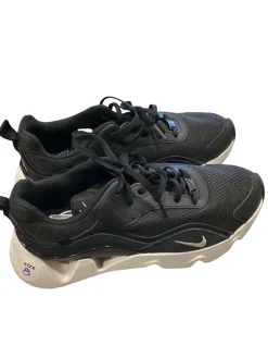 Used Nike BLACK RUNNING NIKE SHOES Running/X-Train Shoes W Black Senior 8