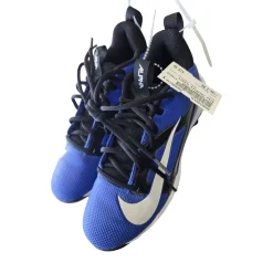 Used Nike FASTFLEX CLEATS Jr FB Cleats Royal Blue Junior 04