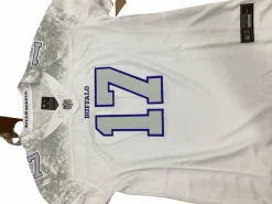 Used Nike JOSH ALLEN RIVALRIES JERSEY FB Top Adult White MD