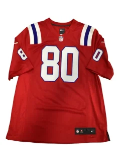 Used Nike PATRIOTS AMENDOLA 80 FB Top Adult Red LG
