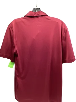 Used Nike S.S. Golf Shirt M Maroon MD