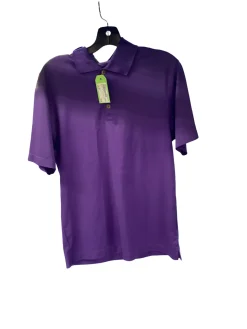 Used Nike S.S. Golf Shirt M Purple SM