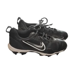 Used Nike TROUT BB/SB Cleats Black Junior 05