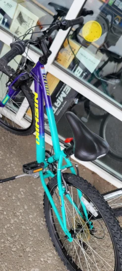Used Nishiki PUEBLO 24 Hybrid/City Bike Boys Purple 24"