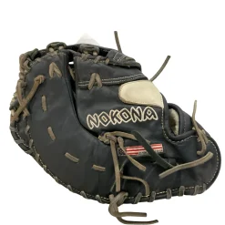 Used Nokona CUSTOMN60 BB/SB First Base RH Throw Black 12 3/4