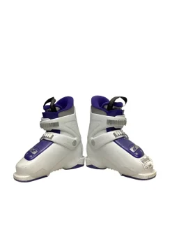 Used Nordica FIREARROW Girls DH Ski Boot Navy Blue 195 MP - Y13