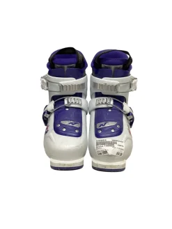 Used Nordica FIREARROW Girls DH Ski Boot Navy Blue 195 MP - Y13