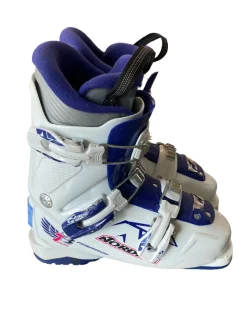 Used Nordica FIRE ARROW Womens DH Ski Boot White 220 MP - J04 - W05