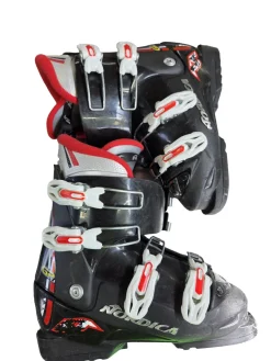 Used Nordica GP TJ SKI BOOTS Boys DH Ski Boot Black 230 MP - J05 - W06