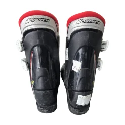 Used Nordica GP TJ SKI BOOTS 22.5 Boys DH Ski Boot Black 225 MP - J04.5 - W5.5