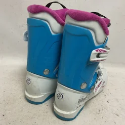 Used Nordica LITTLE BELLE Girls DH Ski Boot White 225 MP - J04.5 - W5.5