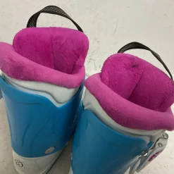 Used Nordica LITTLE BELLE Girls DH Ski Boot White 225 MP - J04.5 - W5.5