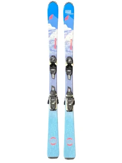 Used Nordica LITTLE BELLE Mens DH Ski/Binding Royal Blue 135 cm