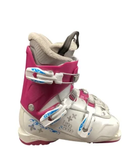 Used Nordica LITTLE BELL 3 Girls DH Ski Boot White 220 MP - J04 - W05