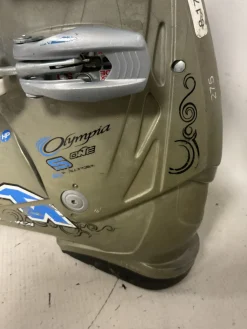 Used Nordica OLYMPIA S ONE Womens DH Ski Boot Grey 275 MP - M09.5 - W10.5