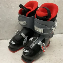 Used Nordica SPEED MACHINE J2 Boys DH Ski Boot Black And Red 195 MP - Y13
