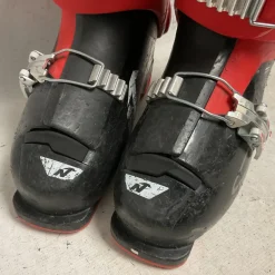 Used Nordica SPEED MACHINE J2 Boys DH Ski Boot Black And Red 215 MP - J03