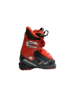 Used Nordica SPEED MACHINE J1 Boys DH Ski Boot Red 165 MP - Y09