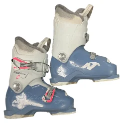 Used Nordica SPEED MACHINE J2 Girls DH Ski Boot White 195 MP - Y13