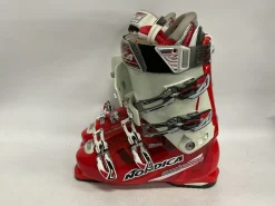 Used Nordica SPEEDMACHINE 130 Mens DH Ski Boot Red 325 MP - M14.5
