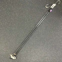 Used NORDIC GLASS Mens XC Ski Poles Black 145 cm / 57 in