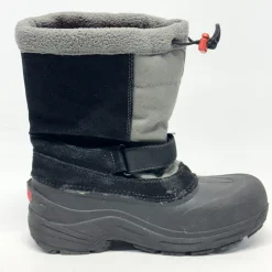 Used North Face YOUTH BOOTS Snow/Hunt/Hike Boots Y Black And Grey Junior 04