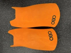 Used OBO OGO LEGGUARDS FH Shin Guards Orange 20"