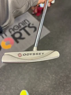 Used Odyssey WHITE HOT 2 CENTER SHAFT Mens Putter LH