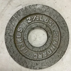 Used Olympic Plate Silver 2.5 lb