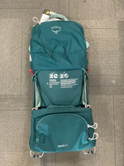 Used Osprey POCO LT Internal Frame Backpack Teal