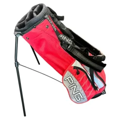 Used Ping JR STAND BAG Jr Stand Bag Red