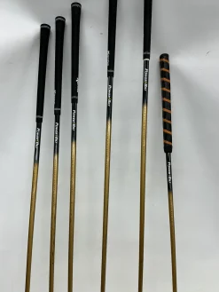 Used Powerbilt JUNIOR GOLD SERIES 5.0 Jr Package Set LH Black And Copper 7 Piece