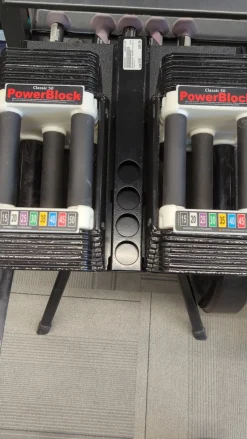 Used PowerBlock Adj Dumbbells 5-50 LB