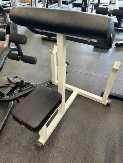 Used PREACHER CURL BENCH Arm Curl Bench