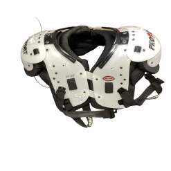 Used PRO SPORT STEALTH II FB Shoulder Pads White 3X