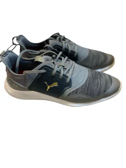 Used Puma Mens Golf Shoes Grey Senior 11
