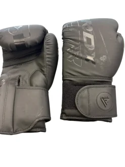 Used Rage Fitness Supply Boxing Gloves Black MD