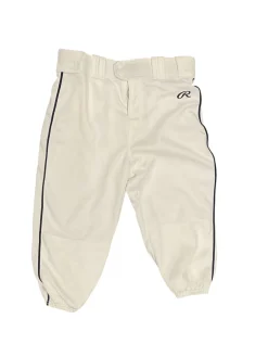 Used Rawlings BASEBALL PANT BB/SB Pant Boys White XL