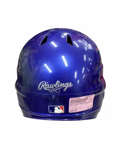 Used Rawlings CFBHN-R2 Batting Helmet No Mask Royal Blue One Size