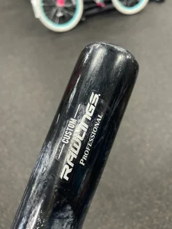 Used Rawlings CUSTOM RAWLINGS PRO ASH BB/SB Wood Bat 33 1/2