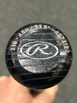 Used Rawlings CUSTOM RAWLINGS PRO ASH BB/SB Wood Bat 33 1/2