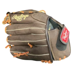 Used Rawlings FASTPITCH BB/SB Glove RH Throw Brown 12"