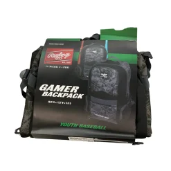 Used Rawlings GAMER BACKPACK BB/SB Player Backpack Black